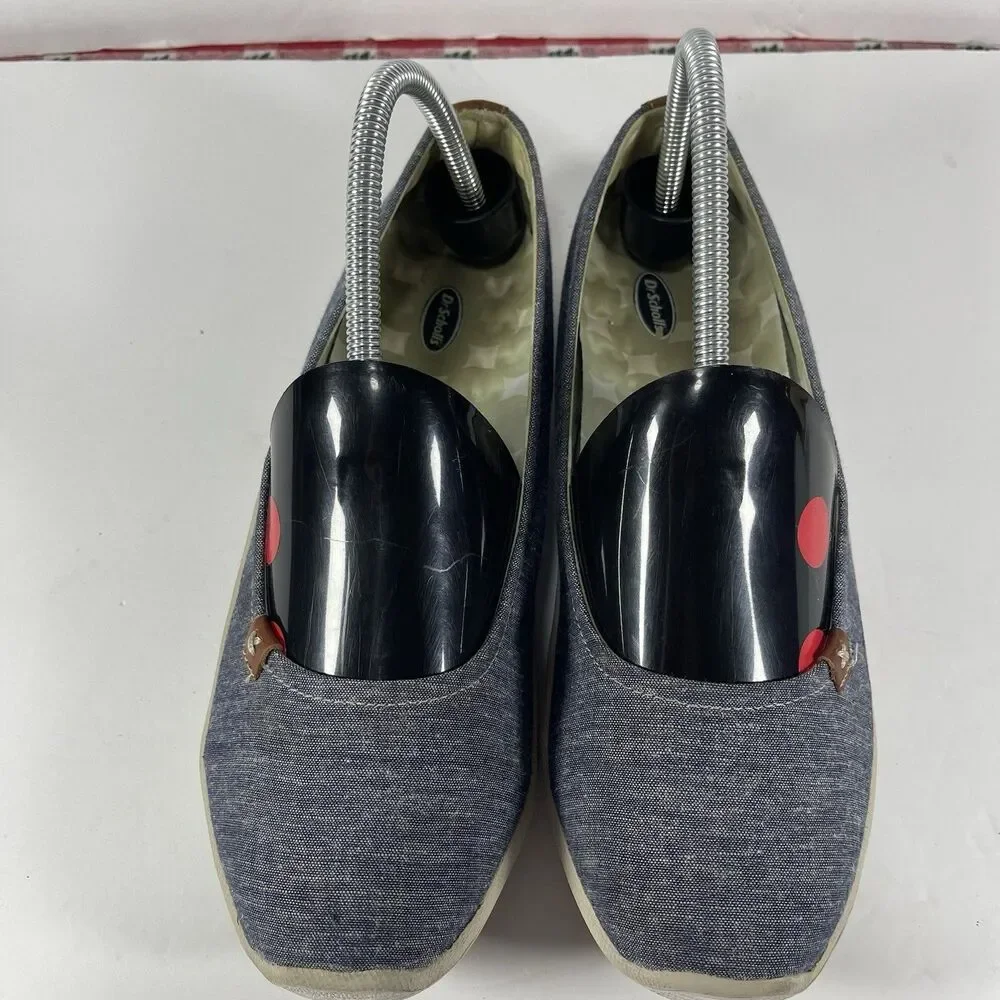 Dr. Scholl's Joliet Women's Slip-On Shoes - Blue Denim/Fabric - Size 9.5M